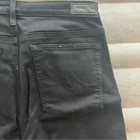 AG Prima Mid Rise Cigarette Jeans in Black - Picture 10 of 10